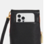HAMMITT VIP MOBILE BLACK/BRUSHED GOLD W/RED ZIPPER