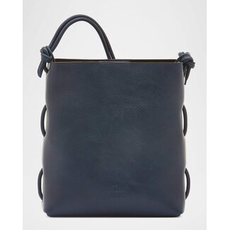IL BISONTE SNODO SHOULDER BAG IN BLU OLTREMARE