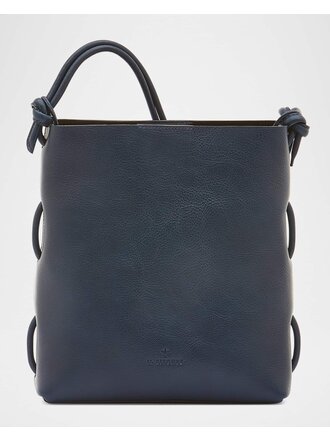 IL BISONTE SNODO SHOULDER BAG IN BLU OLTREMARE
