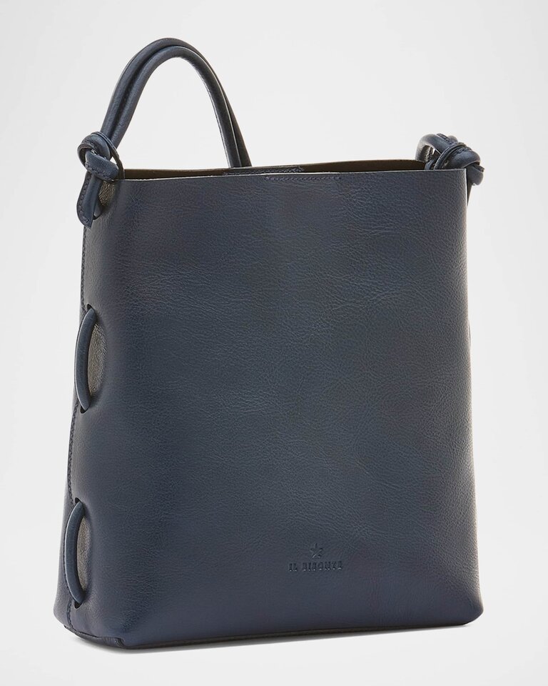 IL BISONTE SNODO SHOULDER BAG IN BLU OLTREMARE