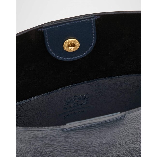 IL BISONTE SNODO SHOULDER BAG IN BLU OLTREMARE