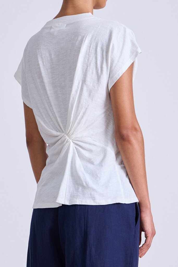 APIECE APART VOLTA TWIST TOP IN WHITE