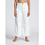 ASKKNY CROP WIDE LEG TWILL IN IVORY