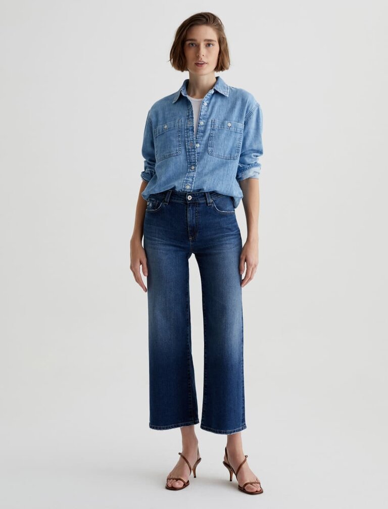 AG SAIGE WIDE LEG CROP IN 7 YEARS LA JOLLA
