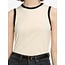 THE RINGER TANK IN CREAM