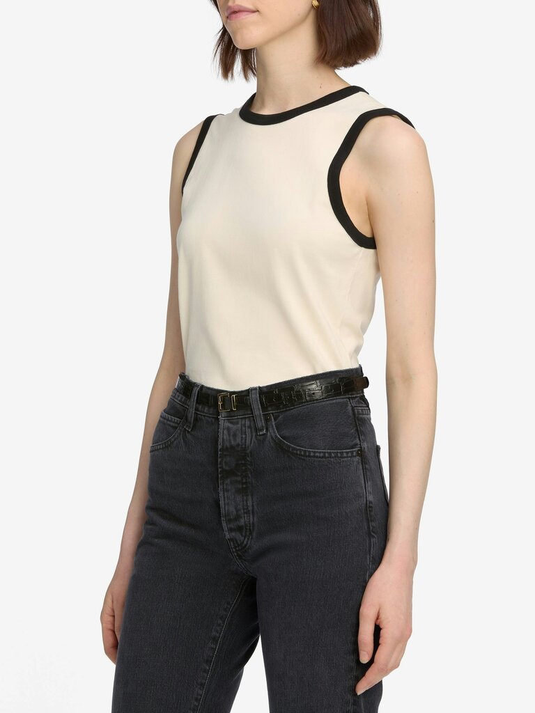 AG THE RINGER TANK IN CREAM