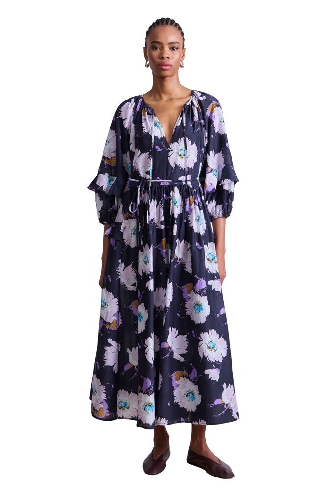 APIECE APART SKALA MAXI DRESS IN SENNA FLORAL