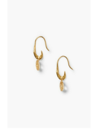 CHAN LUU YELLOW GOLD CITRINE EARRINGS