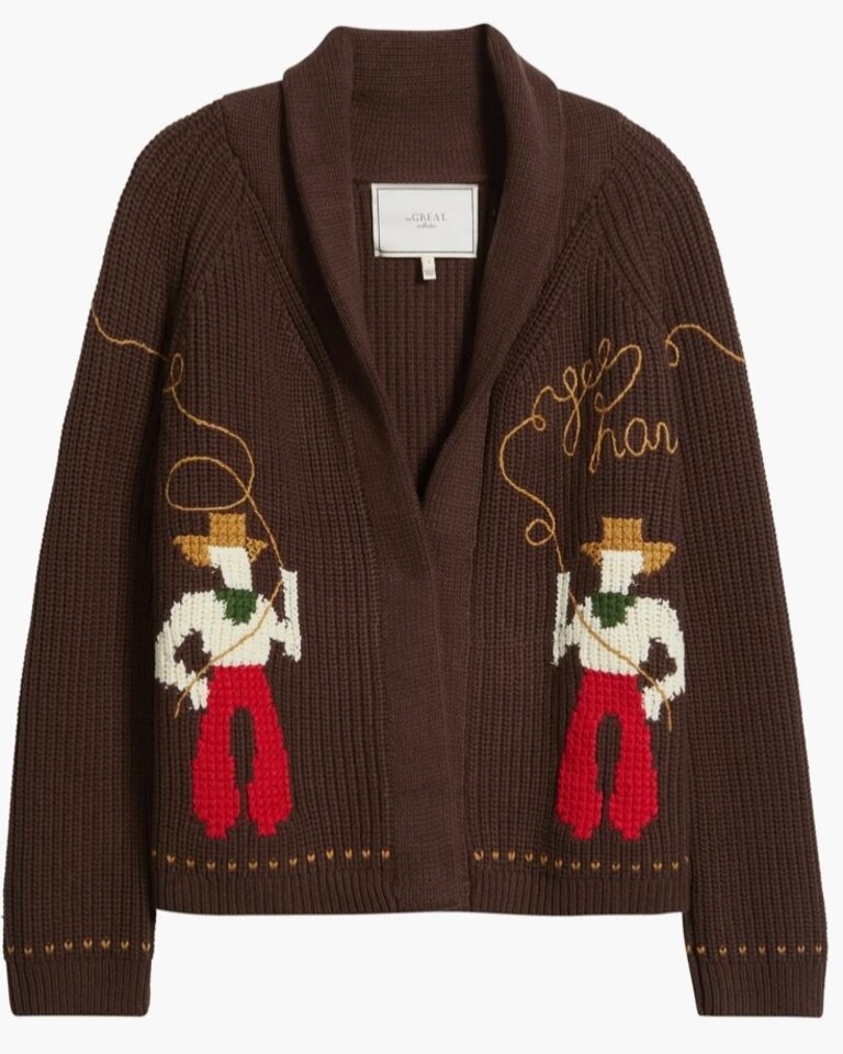 THE GREAT THE LASSO LODGE CARDIGAN