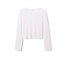 PERFECT WHITE TEE JAMIE COTTON LONG SLEEVE TEE IN WHITE
