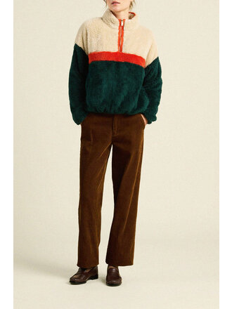 TROVATA TROVATA CASEY PULLOVER IN PONDEROSA FLEECE