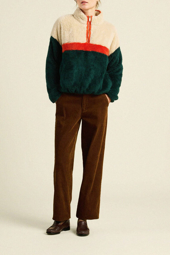 TROVATA TROVATA CASEY PULLOVER IN PONDEROSA FLEECE