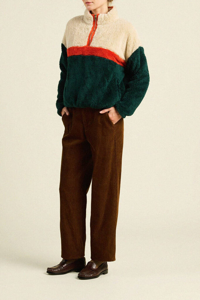 TROVATA TROVATA CASEY PULLOVER IN PONDEROSA FLEECE