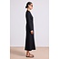 APIECE APART  LONG SLEEVE VOLTA DRESS IN BLACK