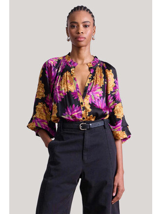 APIECE APART TRINI TOP IN POM FLORAL