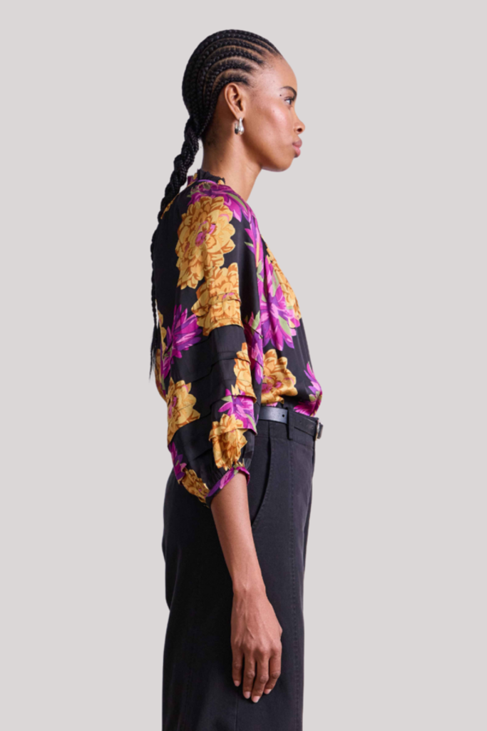 APIECE APART TRINI TOP IN POM FLORAL