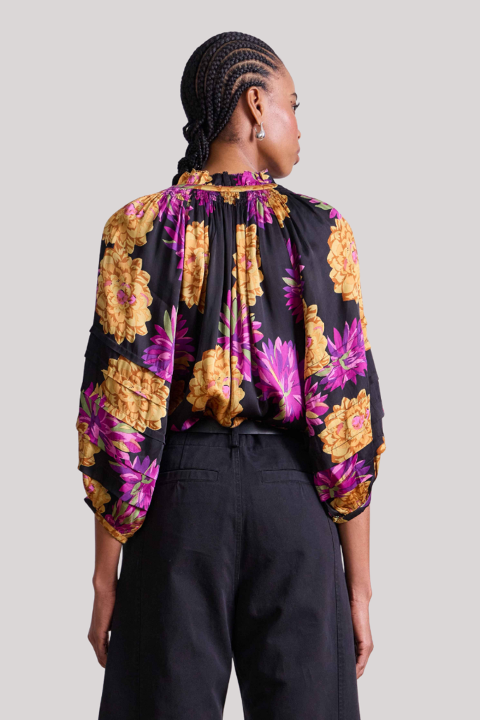 APIECE APART TRINI TOP IN POM FLORAL