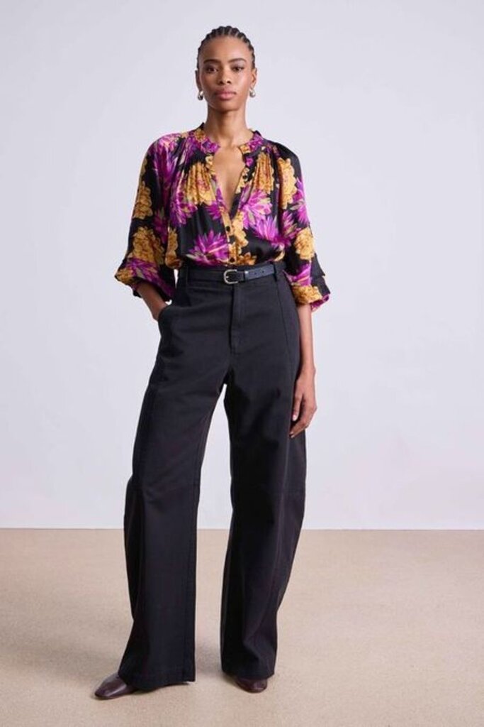 APIECE APART TRINI TOP IN POM FLORAL