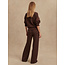 VARLEY WIDE LEG PANT 28" IN COFFEE BEAN MARL