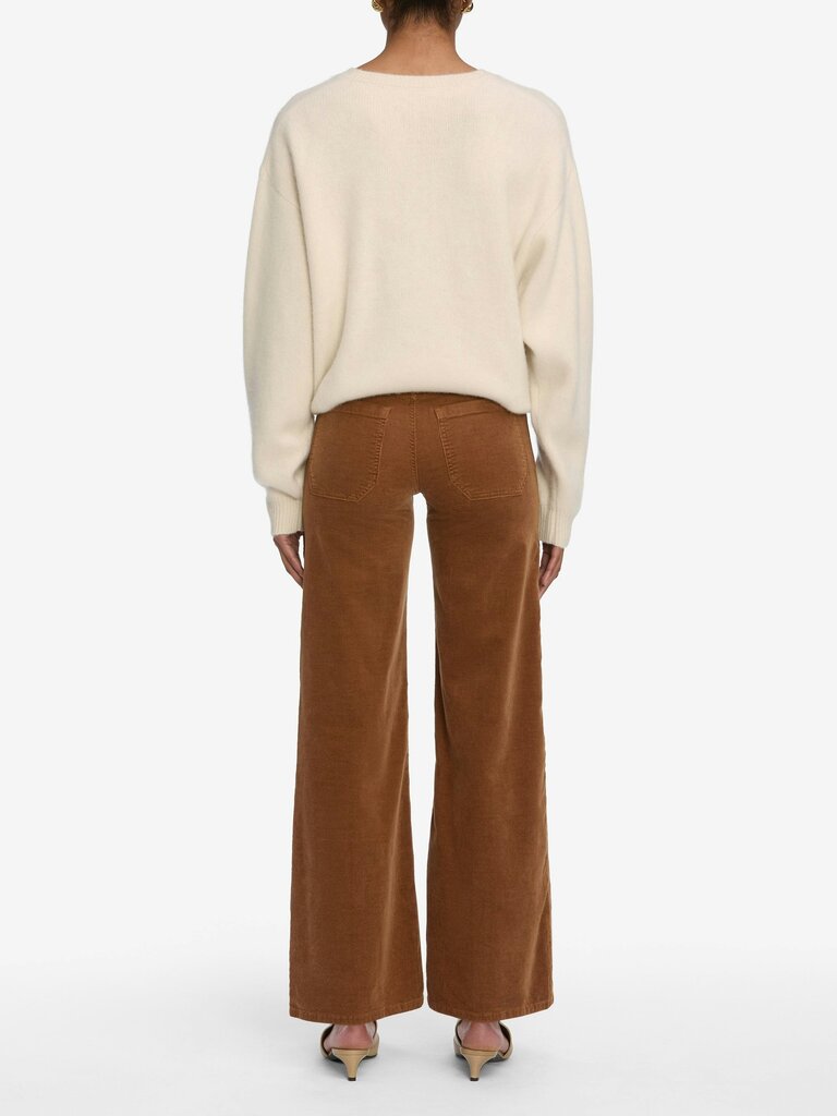 LE SLIM PALAZZO MODERNIST POCKET CORDUROY IN MAPLE BROWN