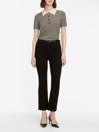 THE SMART POLO IN CREAM MULTI