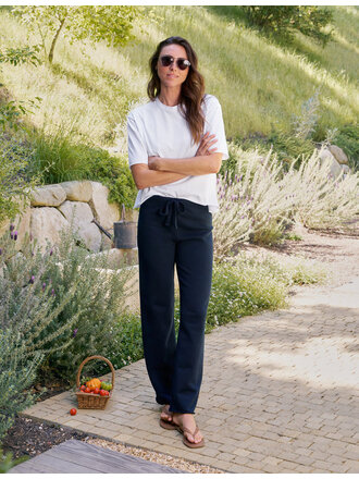 FRANK & EILEEN CATHERINE LONG SWEATPANT IN BRITISH ROYAL NAVY