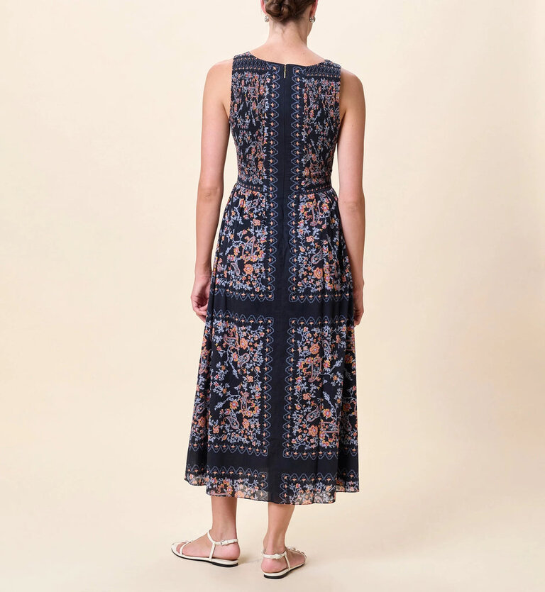 CLEOBELLA CONSTANCE ANKLE DRESS IN DARK LA RAMOS