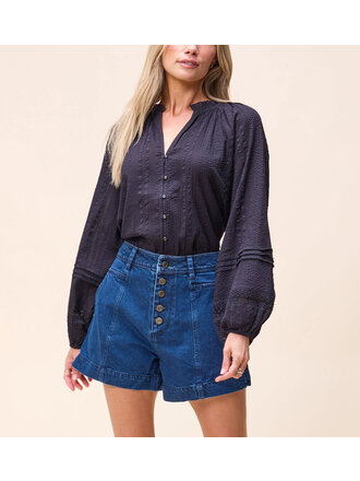 CLEOBELLA ALICIA BLOUSE IN BLACK