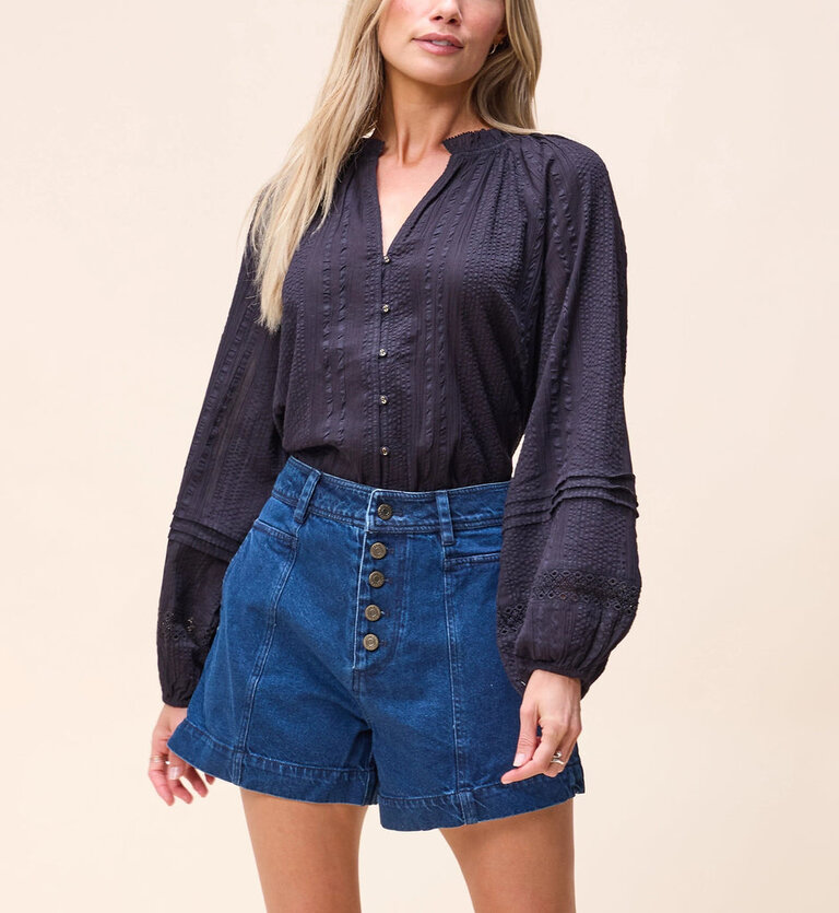 CLEOBELLA ALICIA BLOUSE IN BLACK