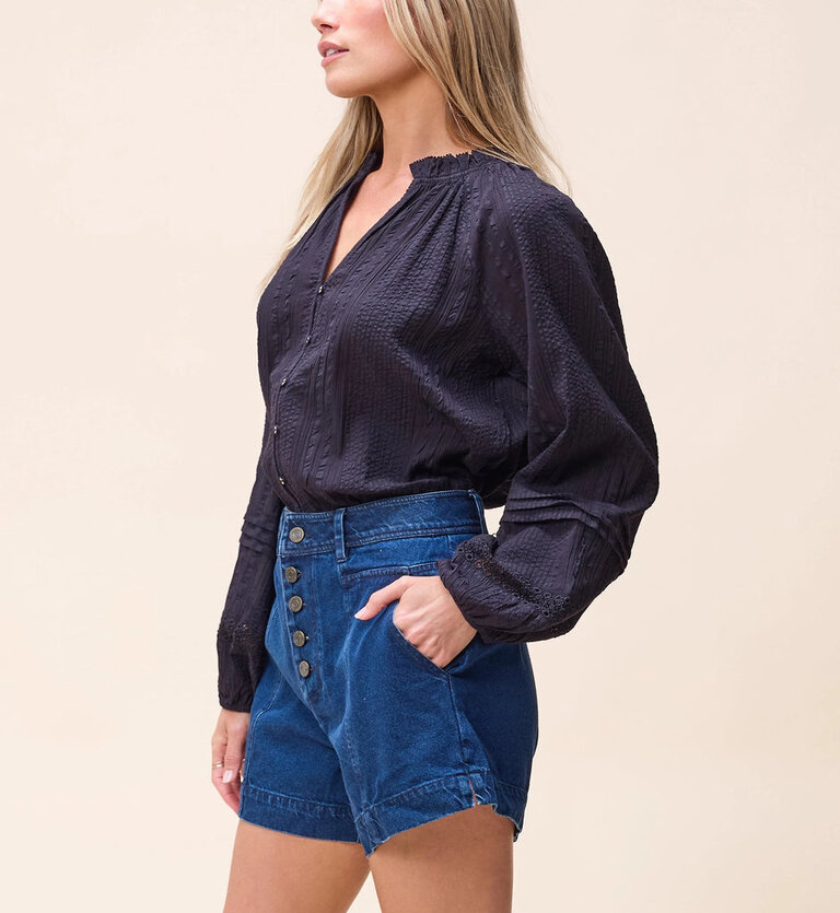 CLEOBELLA ALICIA BLOUSE IN BLACK