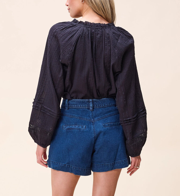 CLEOBELLA ALICIA BLOUSE IN BLACK