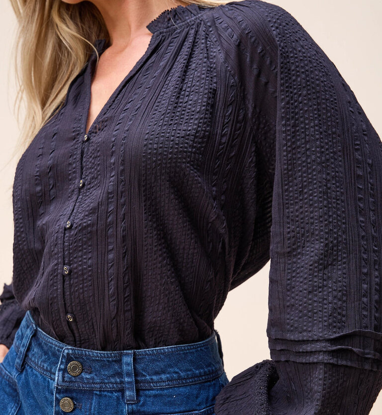 CLEOBELLA ALICIA BLOUSE IN BLACK