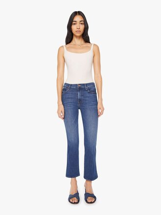 MOTHER MID RISE SMOKIN DOUBLE FLOOD IN START YOUR ENGINES