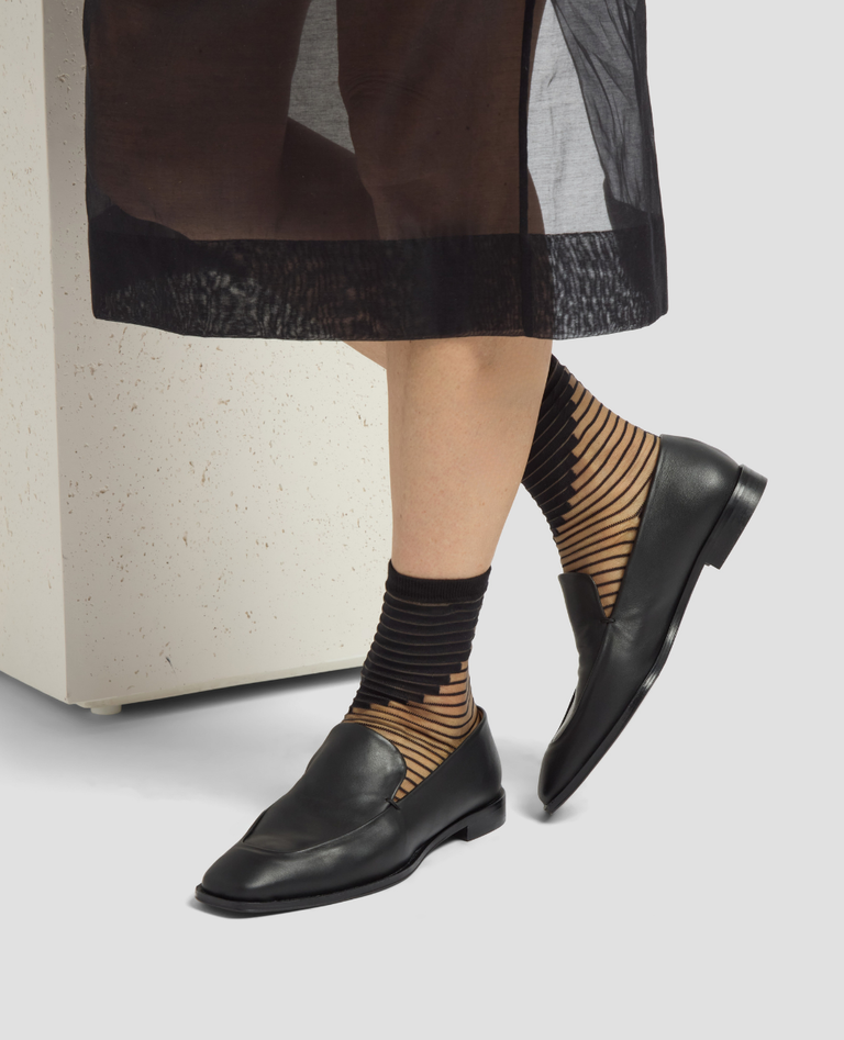 COCLICO JUSTINE LOAFER IN AJAX BLACK