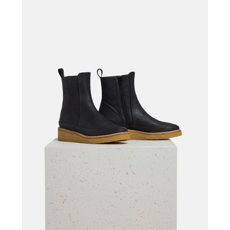 COCLICO HIP BOOT IN DISCO BLACK LEATHER