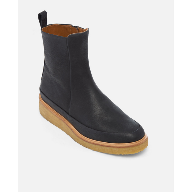 COCLICO HIP BOOT IN DISCO BLACK LEATHER