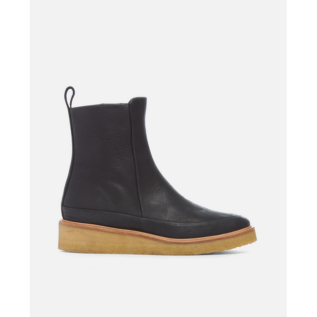 COCLICO HIP BOOT IN DISCO BLACK LEATHER