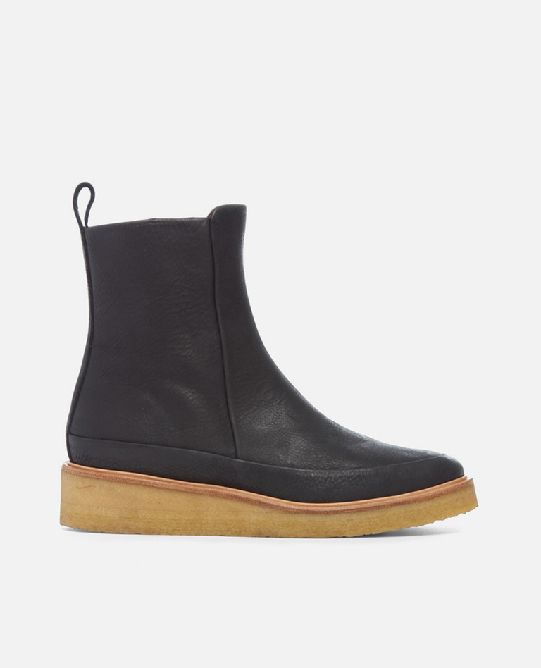 COCLICO HIP BOOT IN DISCO BLACK LEATHER