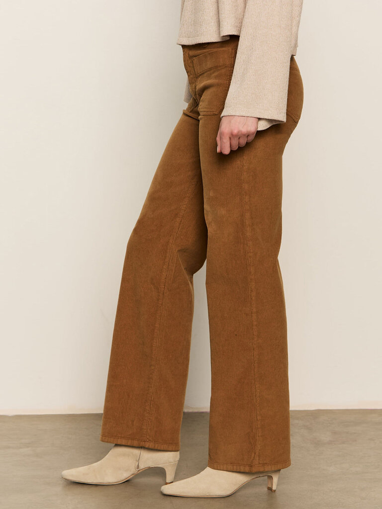 SANCTUARY CORDUROY MARINE PANT IN BRONZE