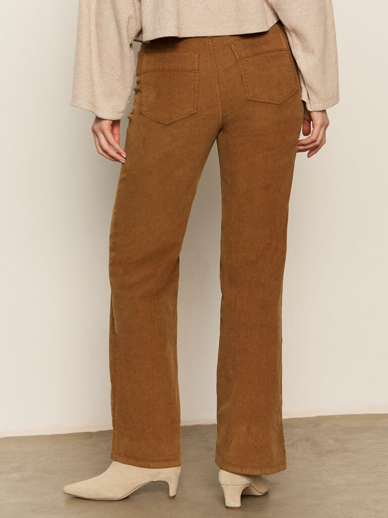 SANCTUARY CORDUROY MARINE PANT IN BRONZE