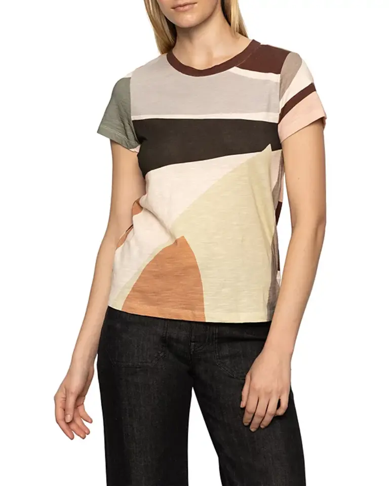 SANCTUARY PERFECT TEE IN FRENCH KITTY,  AURA