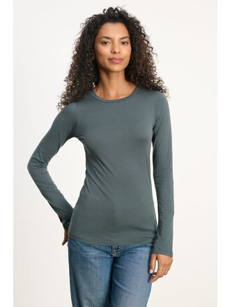 VELVET ZOFINA L/S CREW IN MALLARD