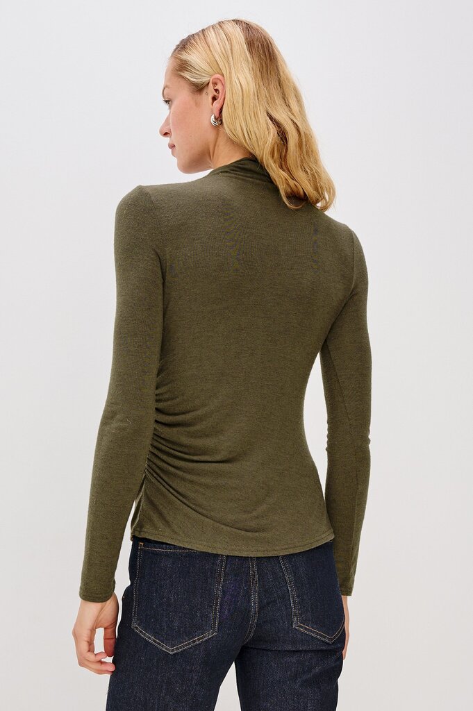 RAILS JOELLE TOP IN HEATHER OLIVE