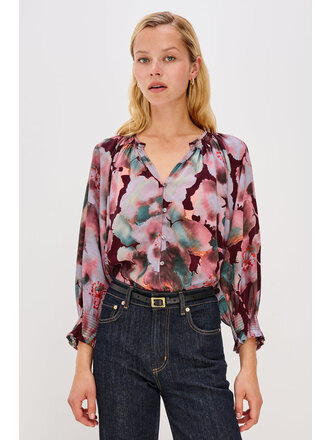 RAILS MARIAH TOP IN MAGENTA VERBENA