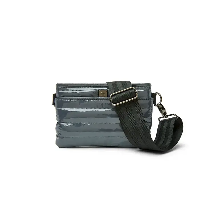 ROYLN BUM BAG/CROSSBODY CARBON PATENT