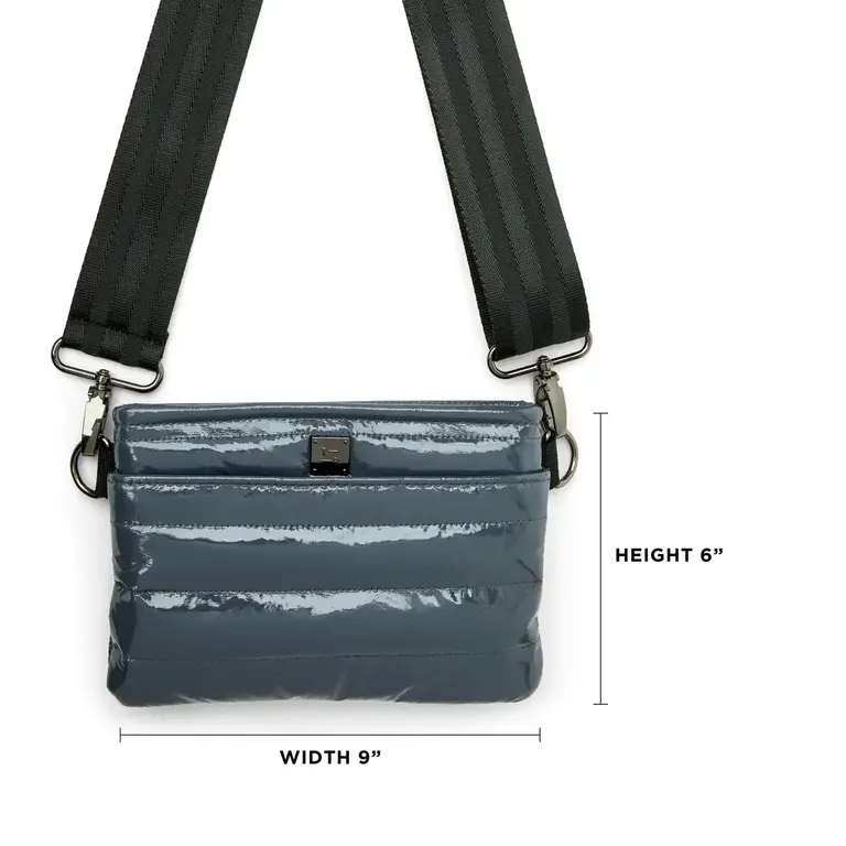 ROYLN BUM BAG/CROSSBODY CARBON PATENT