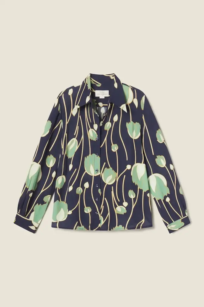 TROVATA JACQUELIN SHIRT IN JADE TULIP
