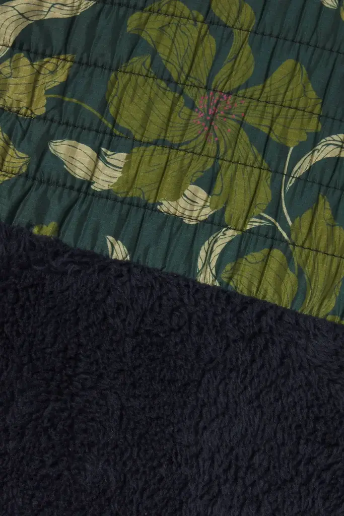 TROVATA LENNOX ZIP-UP IN GREEN CANOPY