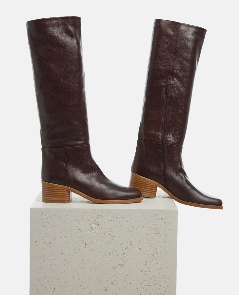 COCLICO ALTO BOOT IN CASTAGNO LEATHER