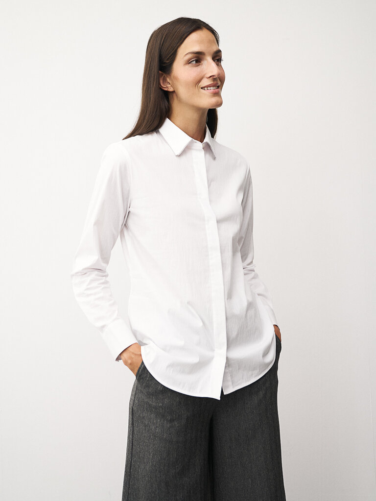 0039 ITALY ODELLE FANCY BLOUSE IN WHITE